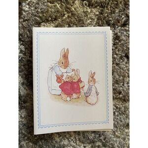 Vtg Peter Rabbit Beatrix Potter Collectible Nursery Card Display NEW 1976 Easter